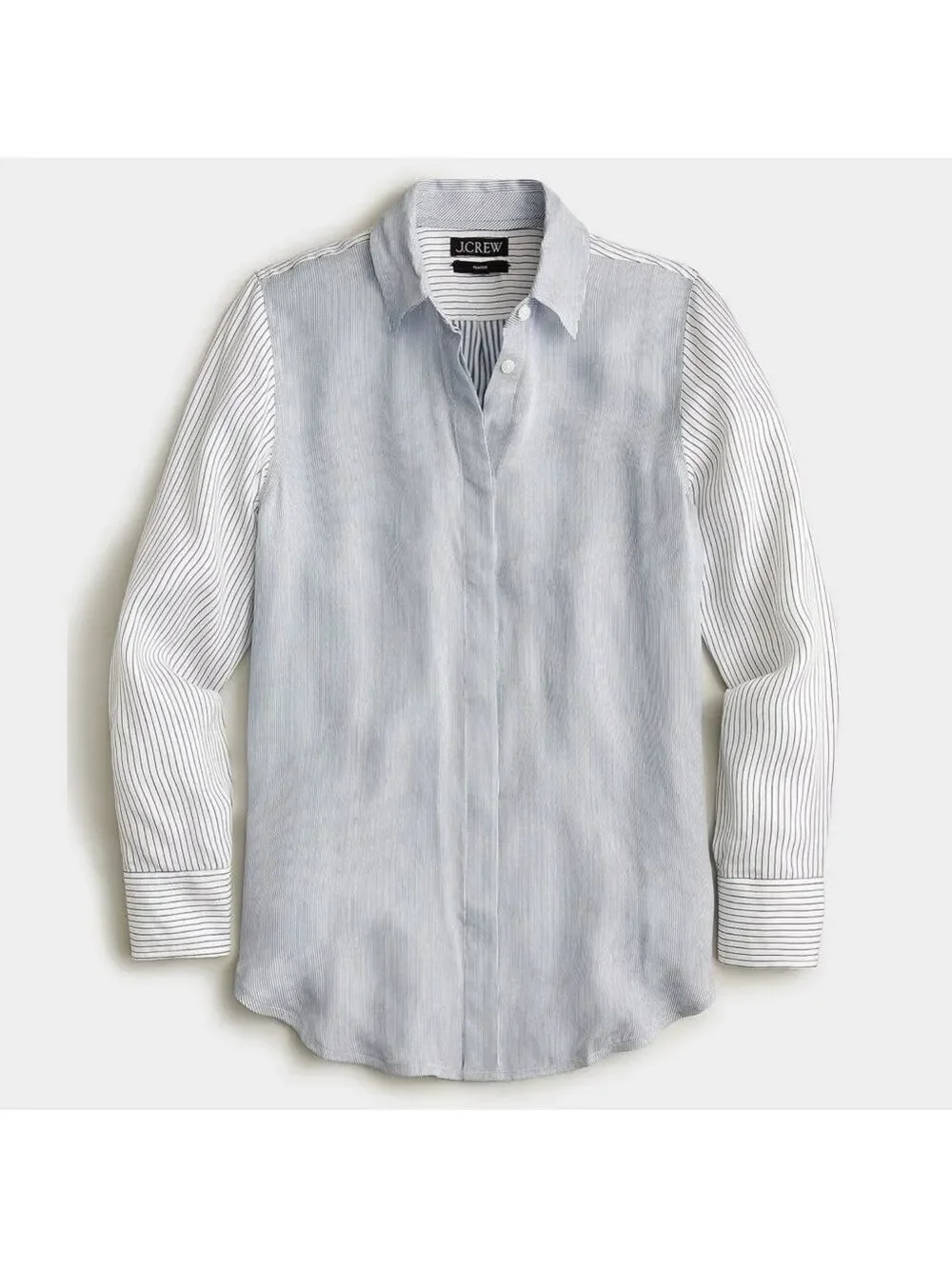J. Crew Limited Edition Classic Fit Drapey Cupro Blouse